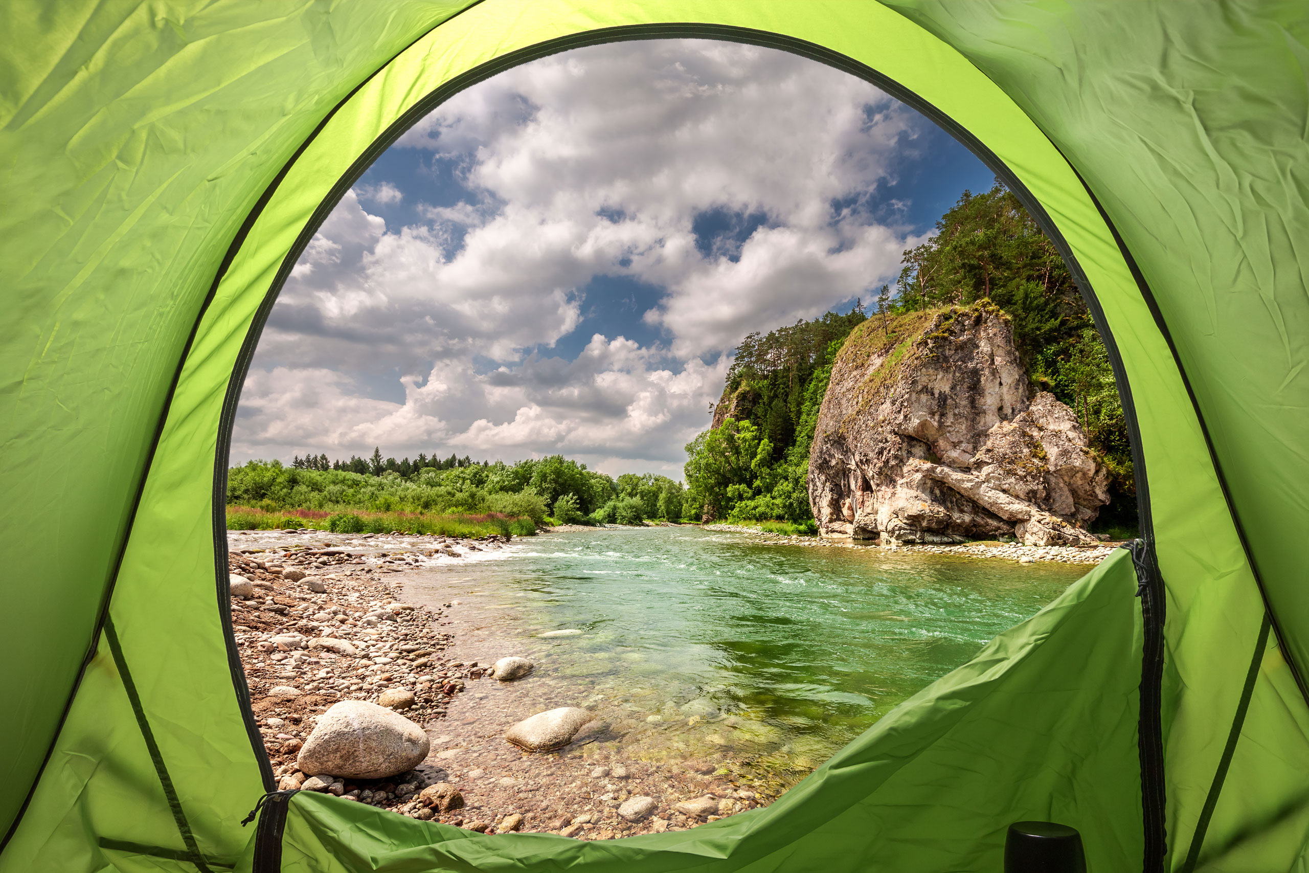 Camping Cévennes bord de rivière gardon